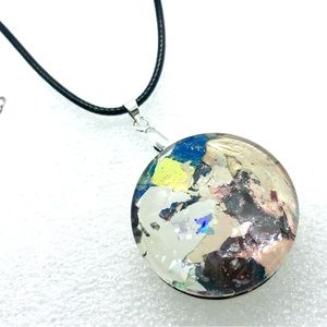 Statement Snap pendant with handmade 30mm snap SJ30 simple round StyleDot